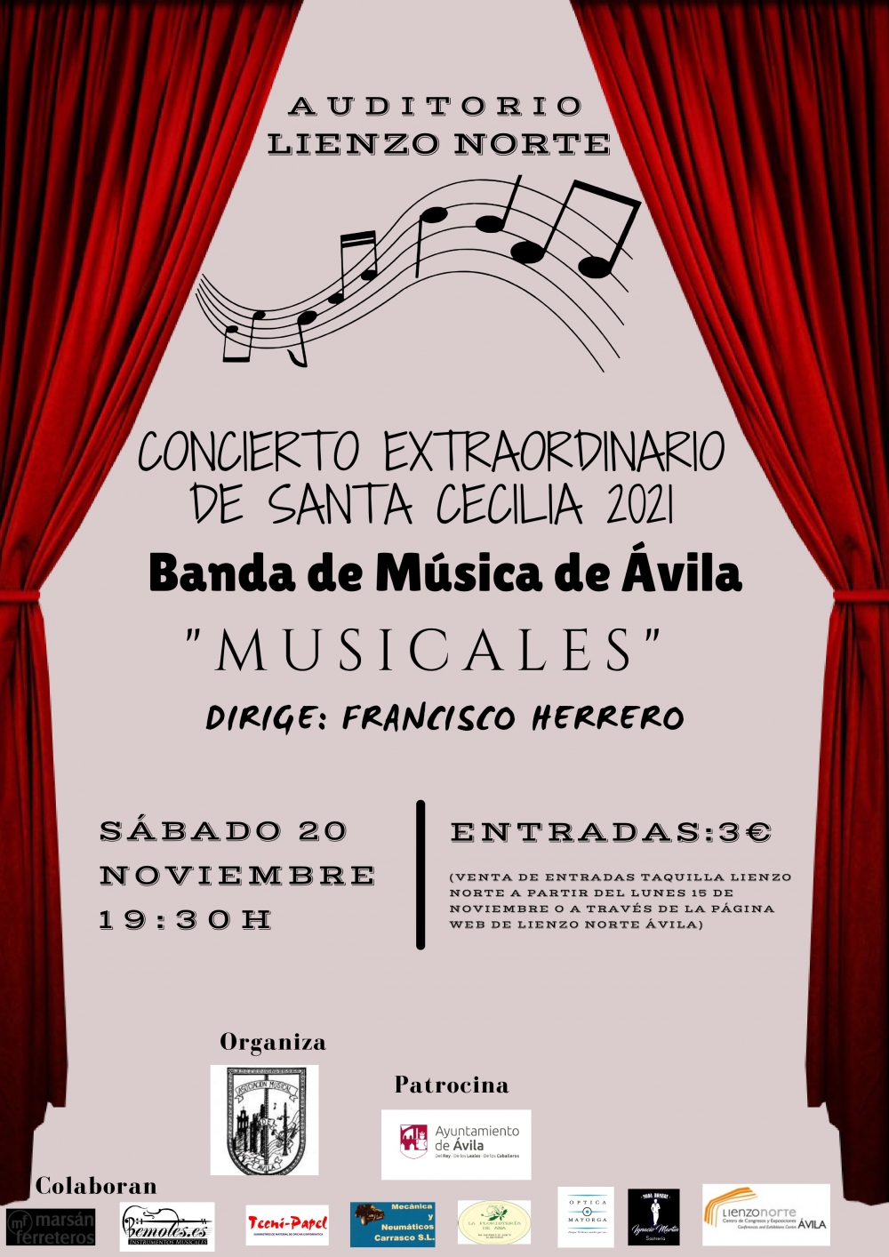 Concierto de Santa Cecilia. Banda de Música de Ávila