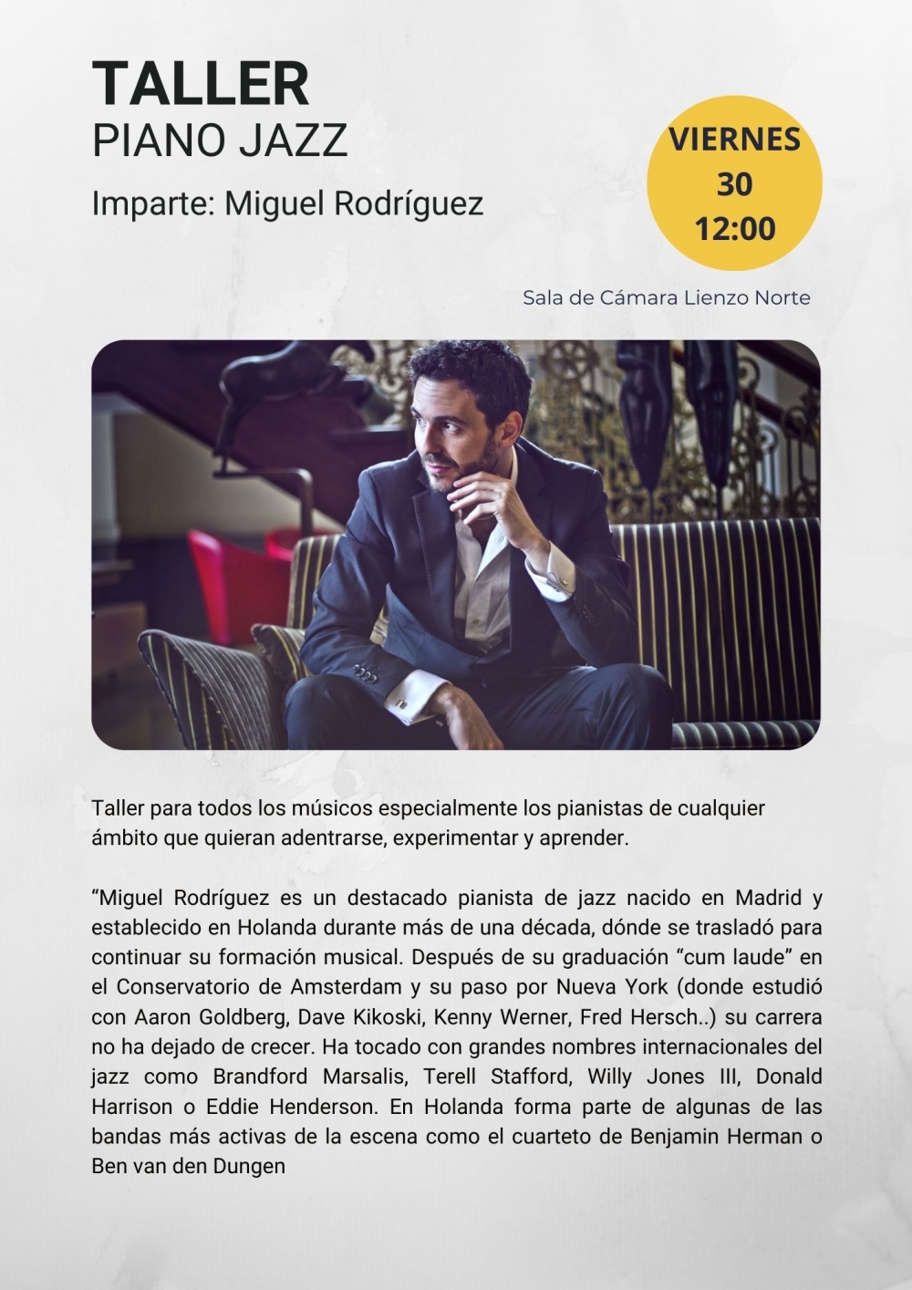 Taller de Piano Jazz. Miguel Rodríguez