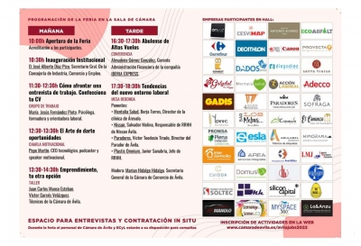 Feria de Empleo y Emprendimiento de la Cámara de Comercio de Ávila