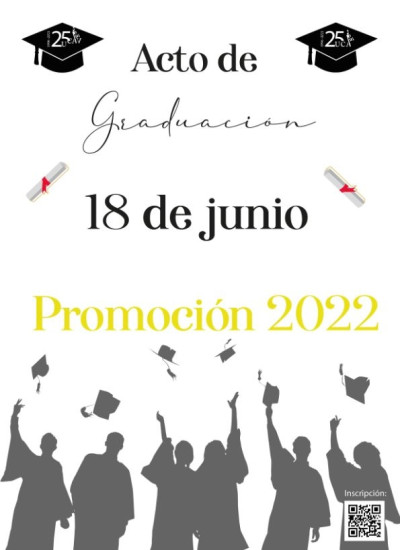 Graduación promoción 2022. Universidad Católica de Ávila