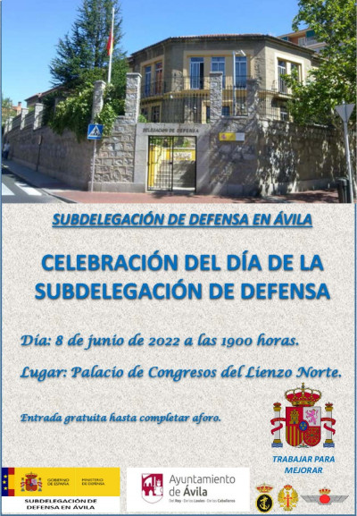 Celebración del día de la subdelegación de defensa en Ávila 