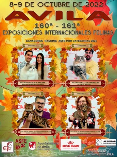 160ª - 161ª Exposiciones Internacionales Felinas