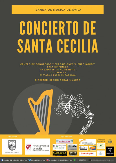 Concierto de Santa Cecilia. Banda de Música de Ávila